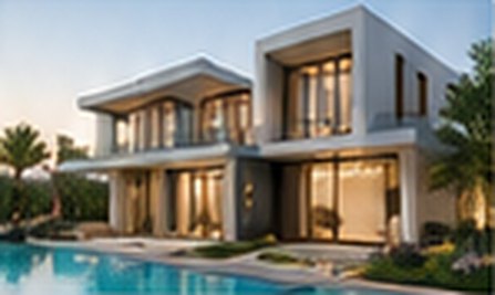Modern villa with a pool