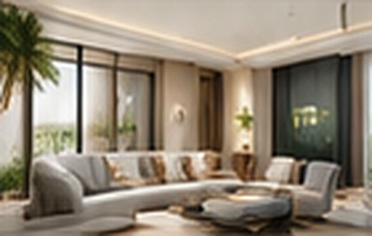 Modern villa living room